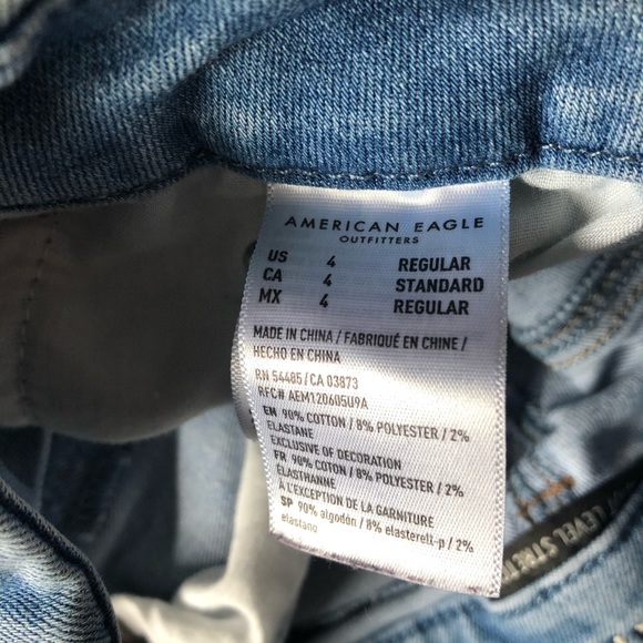 American Eagle High Waisted Skinny Jeans - Picture 3 of 4